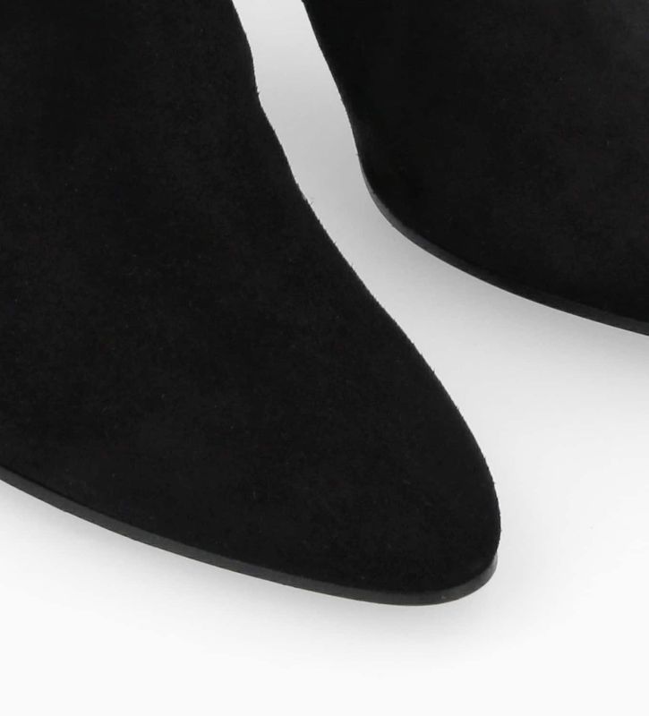 Free Lance Céleste 65 Botte à Talon Cuir Velours Noir