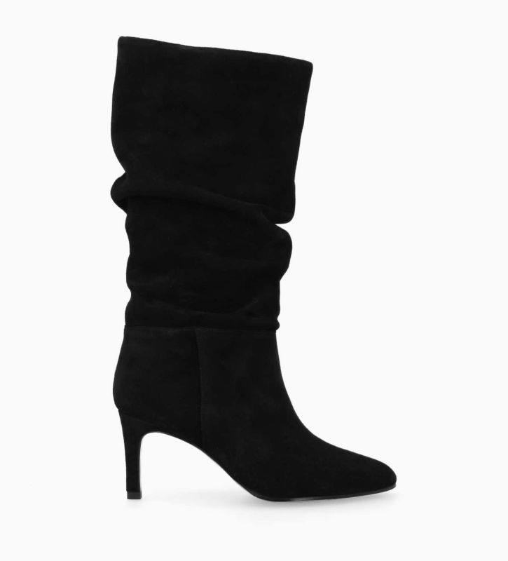 free lance Céleste 65 Botte à talon Cuir velours Noir free lance Céleste 65 Botte à talon Cuir velours Noir