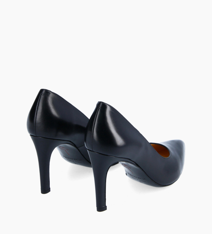 Free Lance Forel 70 Escarpin à Bout Pointu Cuir De Veau Lisse Noir