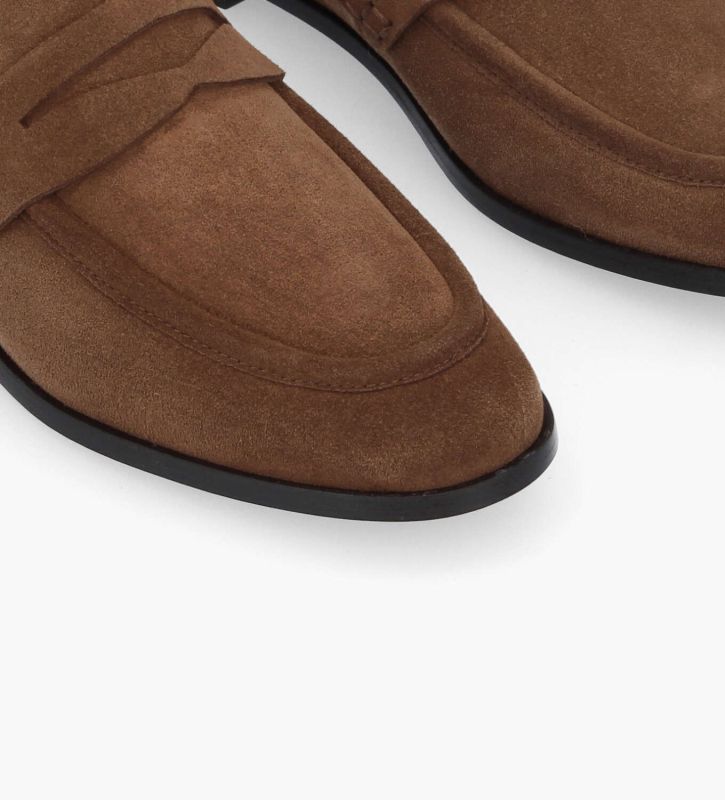 Free Lance Anaïs Mocassin Cuir Velours Brun