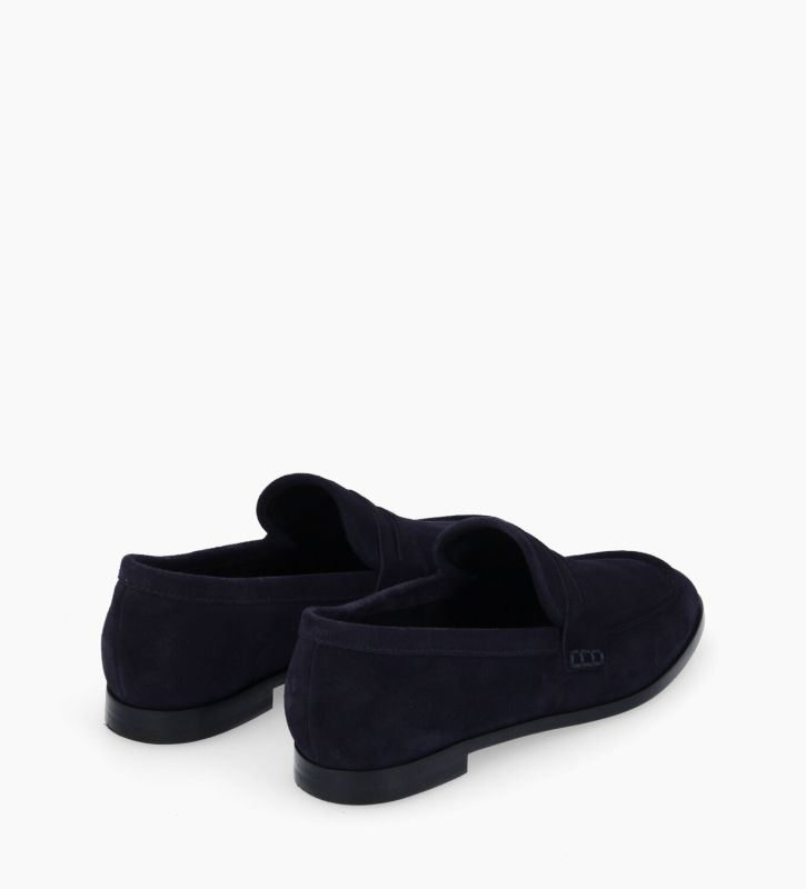 Free Lance Anaïs Mocassin Cuir Velours Marine