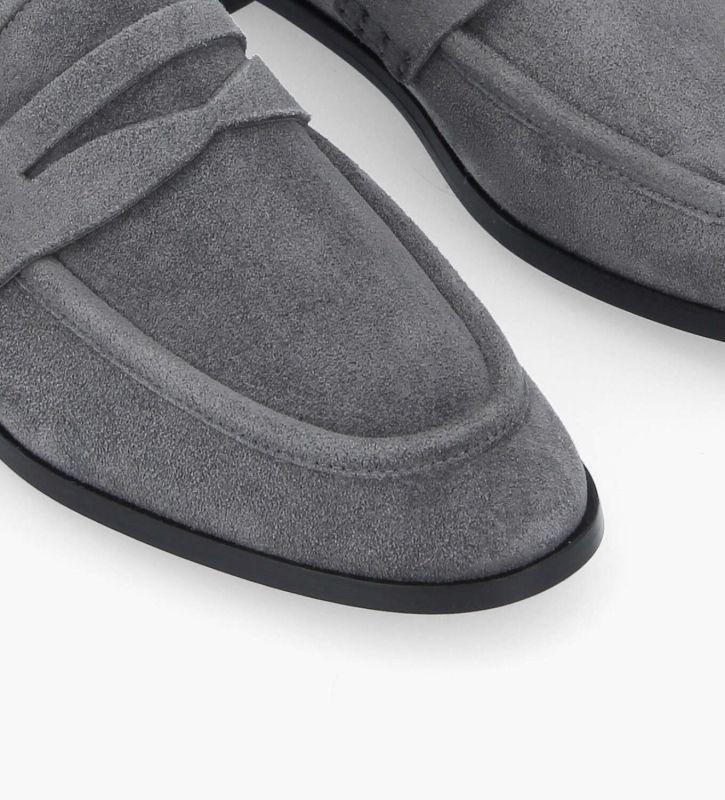 Free Lance Anaïs Mocassin Cuir Velours Stone