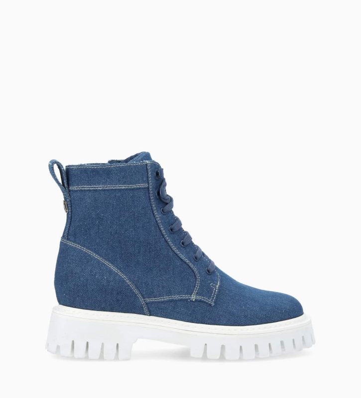 free lance Gisèle Boot ranger à zip Denim Jean