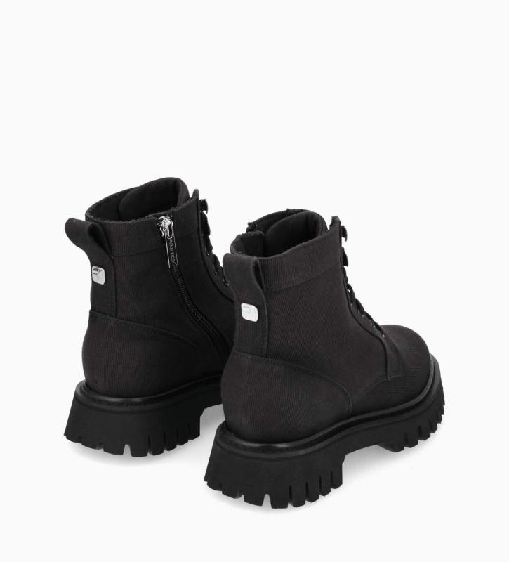 Free Lance Gisèle Boot Ranger à Zip Denim Noir