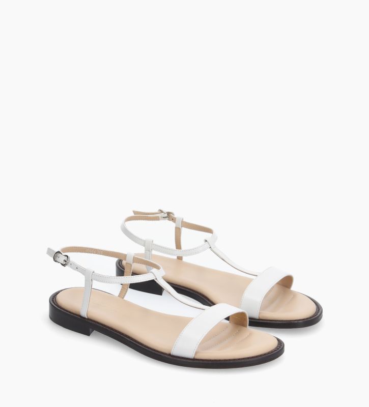 Free Lance Lita Salomé Cuir Lisse Blanc