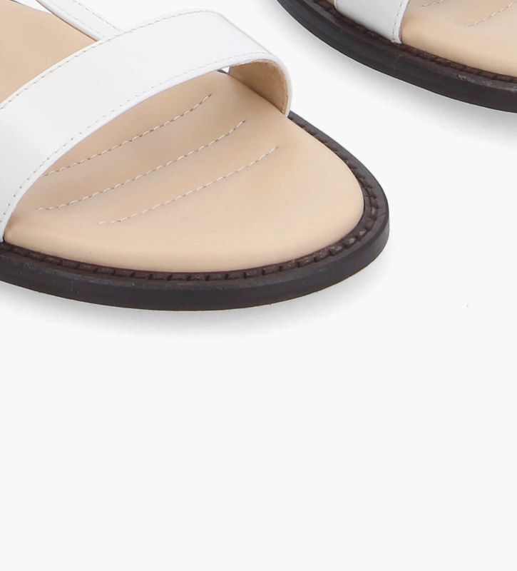 Free Lance Lita Salomé Cuir Lisse Blanc