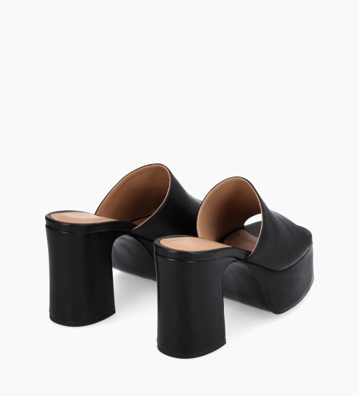 Free Lance Lola 95 Mule à Talon Cuir Nappa Noir