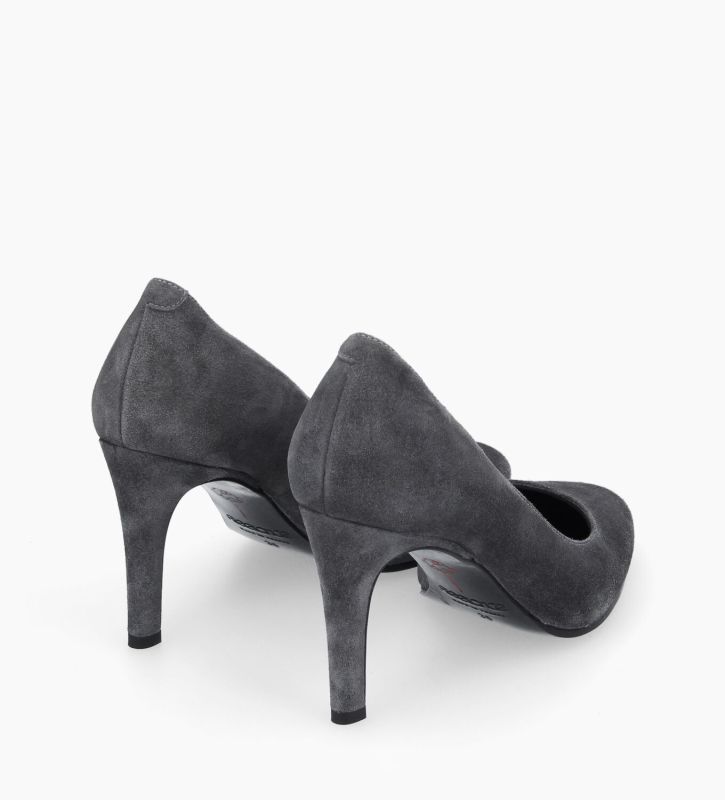 Free Lance Mirri 85 Escarpin Cuir Velours Stone