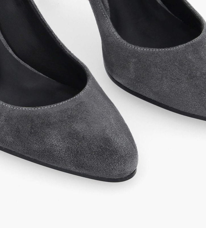 Free Lance Mirri 85 Escarpin Cuir Velours Stone