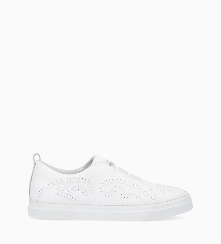 free lance Panic Sneaker Cuir lisse Blanc free lance Panic Sneaker Cuir lisse Blanc