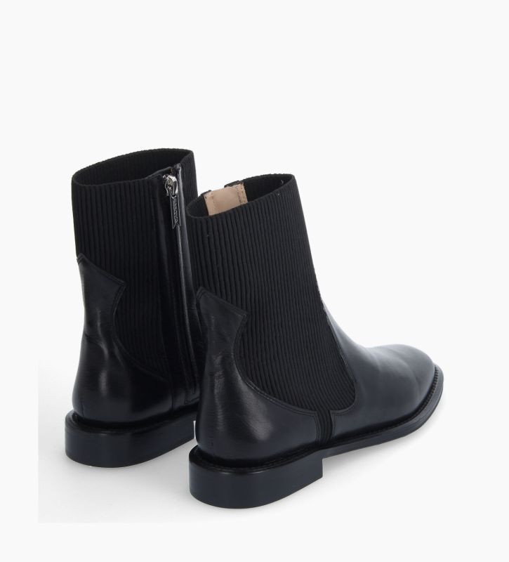 Free Lance Harri 25 Bottine Chelsea Cuir Vieilli Noir
