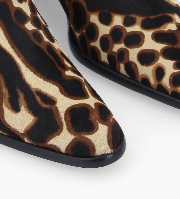 Free Lance Jane 7 Bottine Western Zippée Poils Jungle