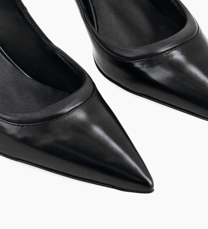 Free Lance La Rose 65 Escarpin Cuir Glacé/Cuir Nappa Noir