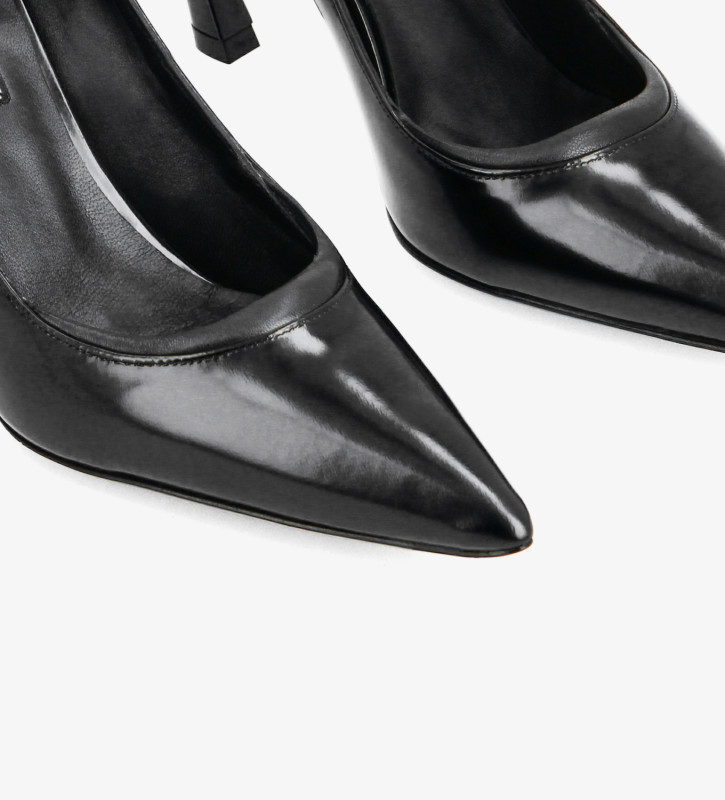 Free Lance La Rose 85 Escarpin Cuir Glacé/Cuir Nappa Noir