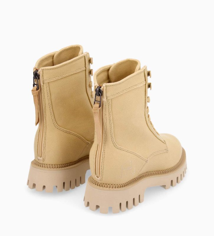 Free Lance Lucy Boot Ranger à Lacet Toile Coton Camel