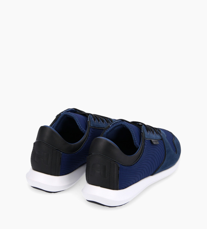 Free Lance Maeve Sneaker Nylon/Cuir Velours/Cuir Verni/Cuir Marine/Noir