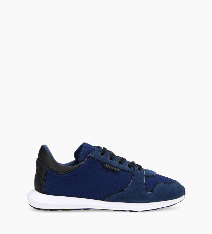 free lance Maeve Sneaker Nylon/Cuir velours/Cuir verni/Cuir Marine/Noir