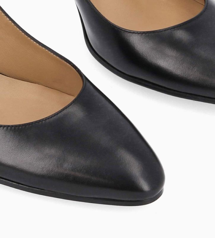 Free Lance Mirri 65 Escarpin Cuir De Veau Lisse Brillant Noir