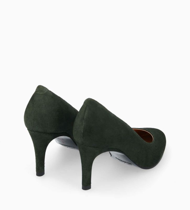 Free Lance Mirri 65 Escarpin Cuir Velours Militaire
