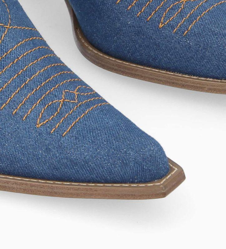 Free Lance Shania 50 Bottine Western à Talon Denim Jean