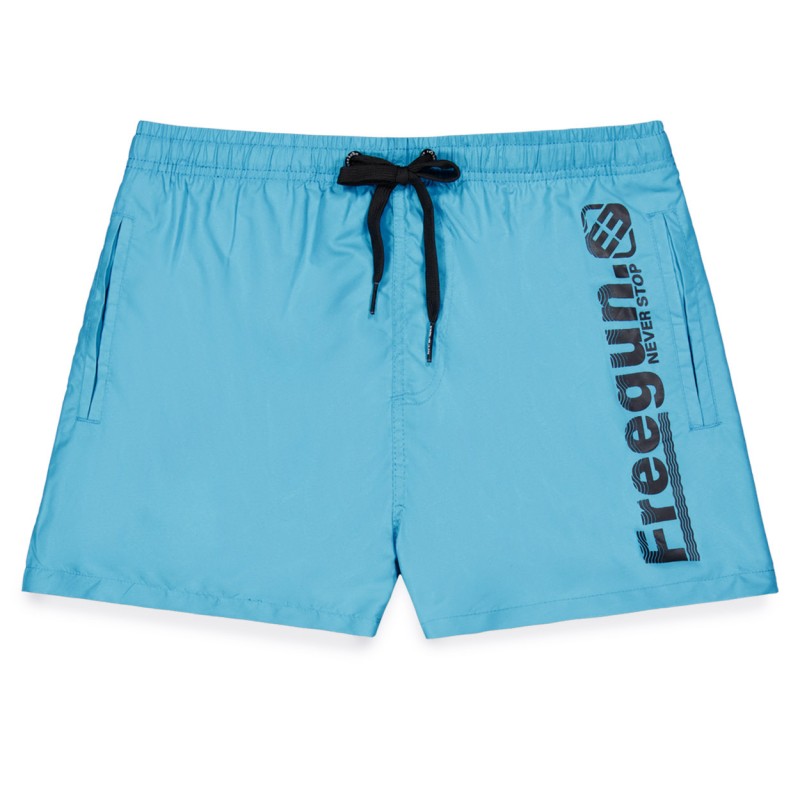 freegun Boardshort court garçon avec ceinture demi-élastiquée freegun Boardshort court garçon avec ceinture demi-élastiquée