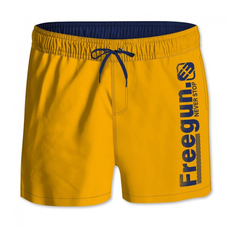 Freegun Boardshort Court Homme Ceinture Tout-élastiquée