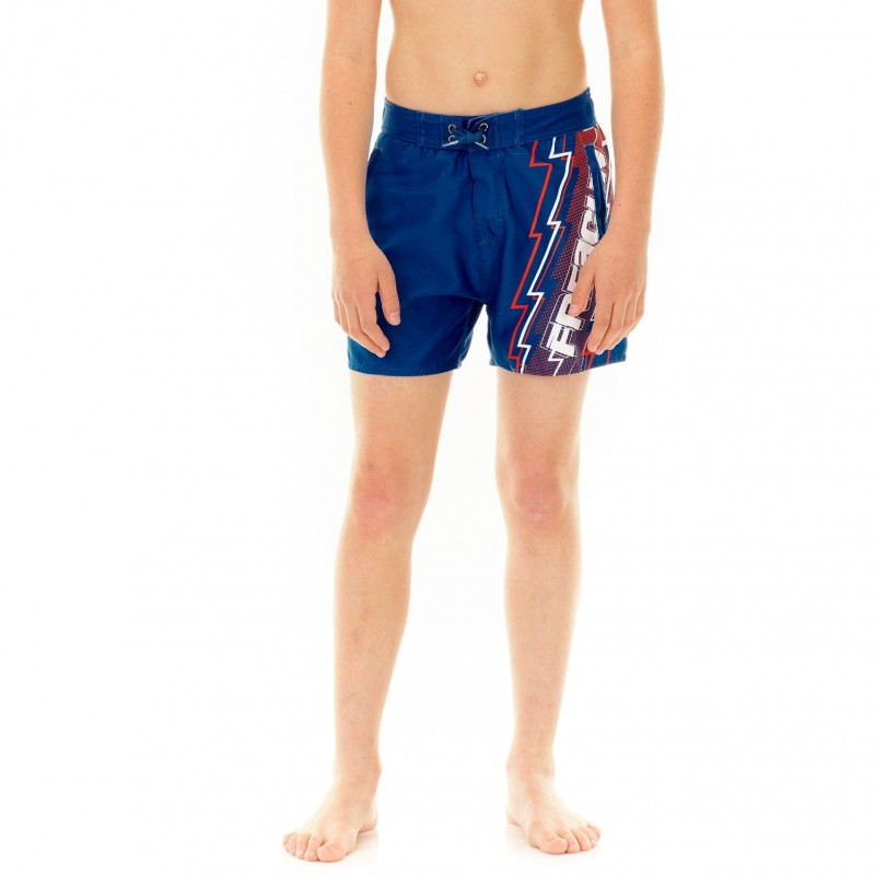 Freegun Boardshort Freegun Court Garçon Ceinture Demi-élastiquée Eclair
