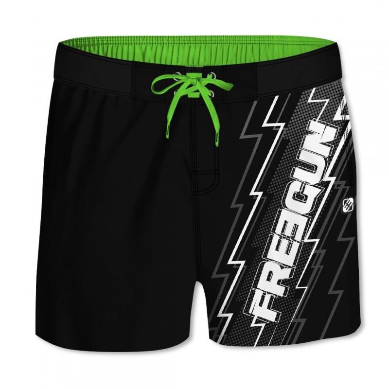 freegun Boardshort Freegun court garçon ceinture demi-élastiquée Eclair