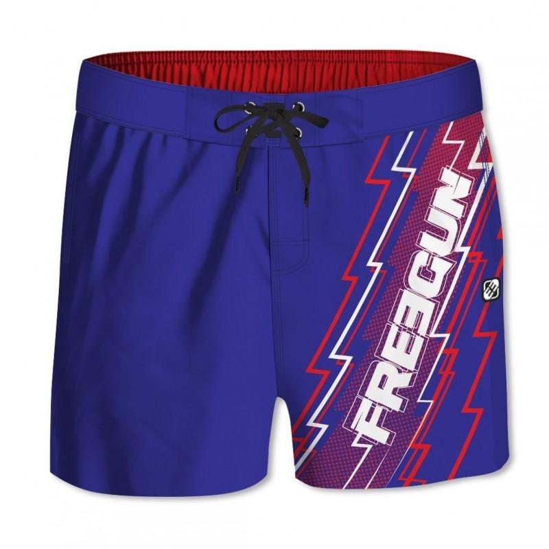 freegun Boardshort Freegun court garçon ceinture demi-élastiquée Eclair