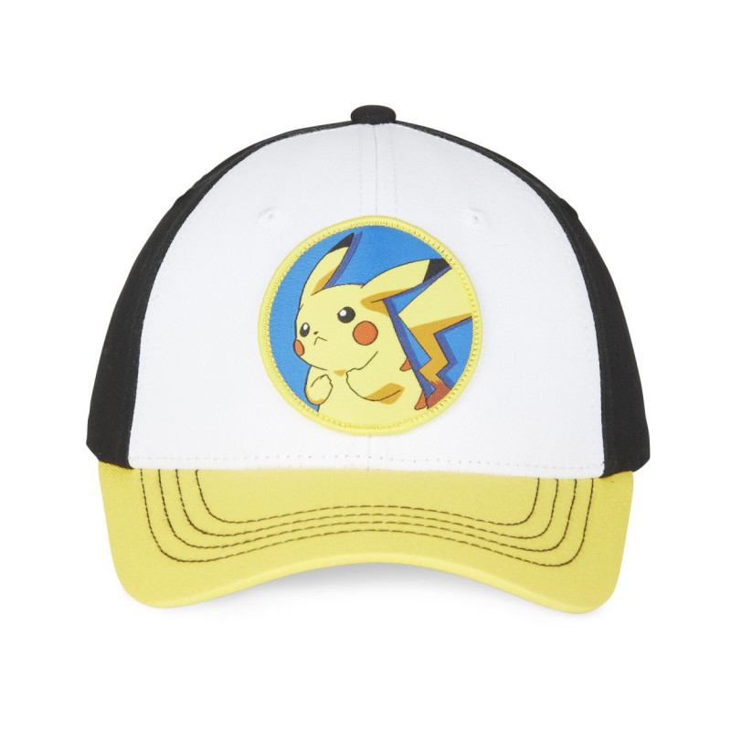 Freegun Casquette Adulte Baseball Freegun Blanche Fermeture Snapback Pokémon Pikachu