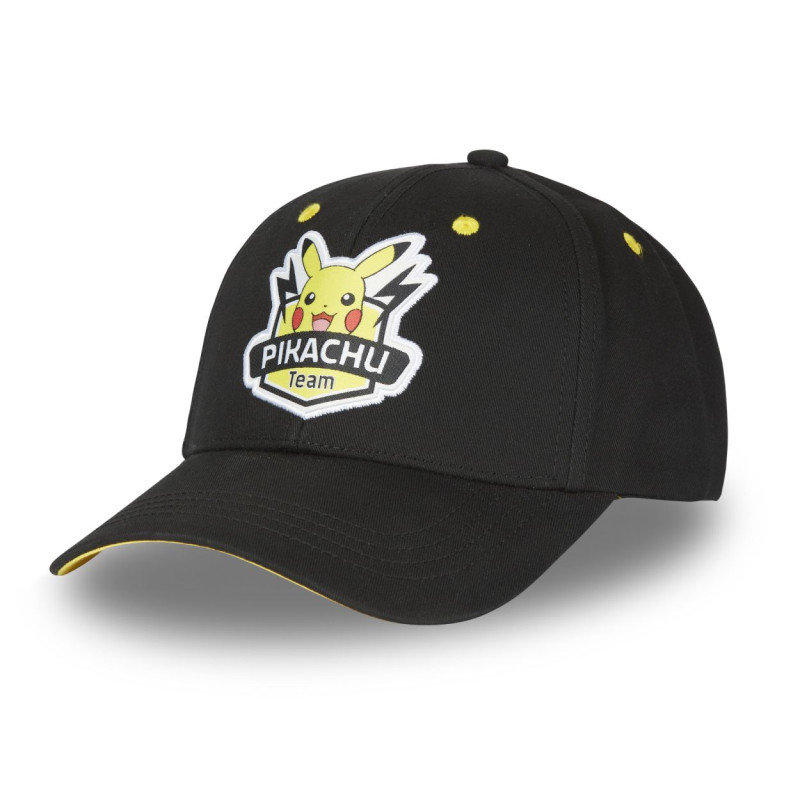 freegun Casquette adulte baseball Freegun noir fermeture snapback Pokémon Pikachu