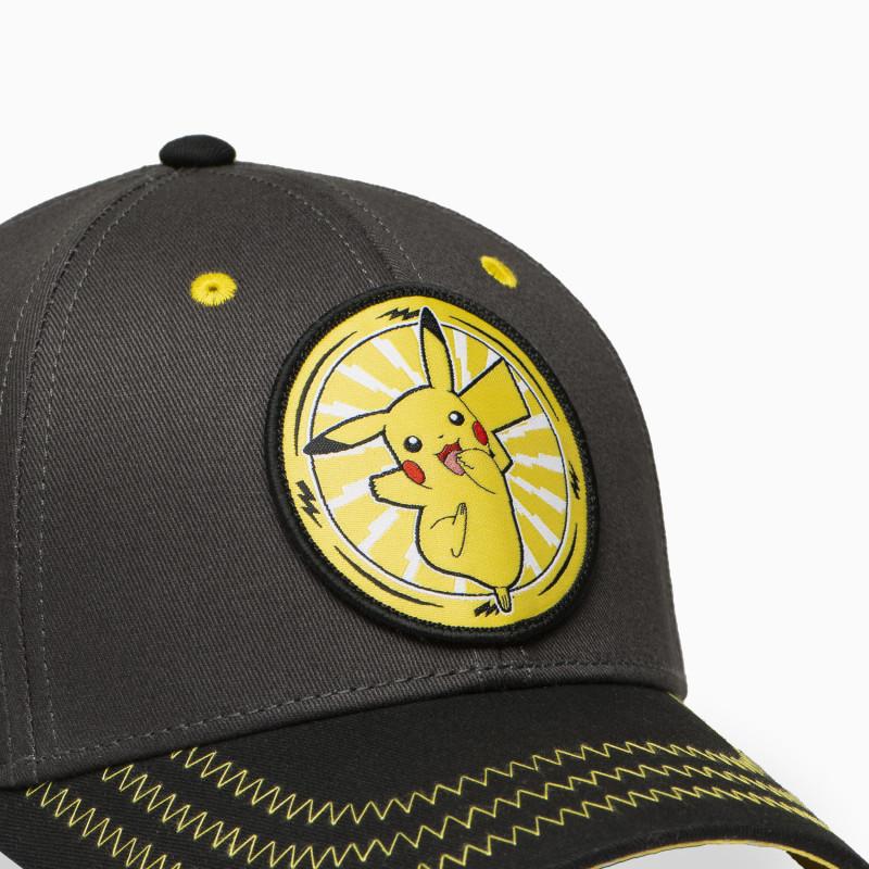 Freegun Casquette Baseball Enfant Pokemon Pikachu Snapback - Grise - Freegun