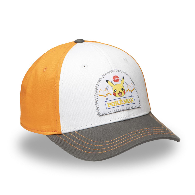 Freegun Casquette Baseball Enfant Pokemon Pikachu Snapback - Orange - Freegun