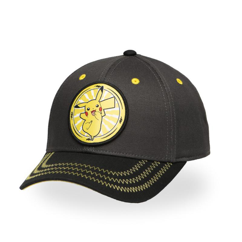 freegun Casquette Baseball Enfant Pokemon Pikachu Snapback - Grise - Freegun