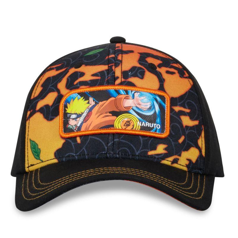 Freegun Casquette Enfant Snapback Noir Et Orange Naruto Classic Ninja