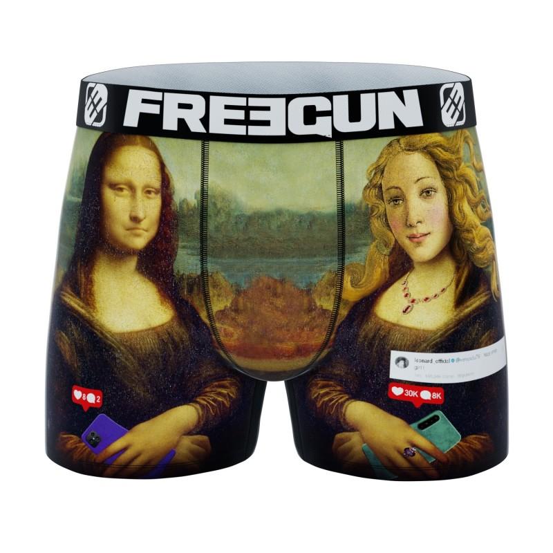 Freegun Lot De 2 Boxers Freegun Homme Art Attack