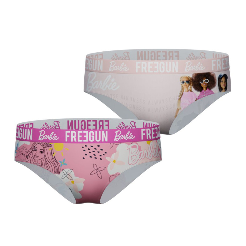 freegun Lot de 2 Culottes Barbie Microfibre fille freegun Lot de 2 Culottes Barbie Microfibre fille