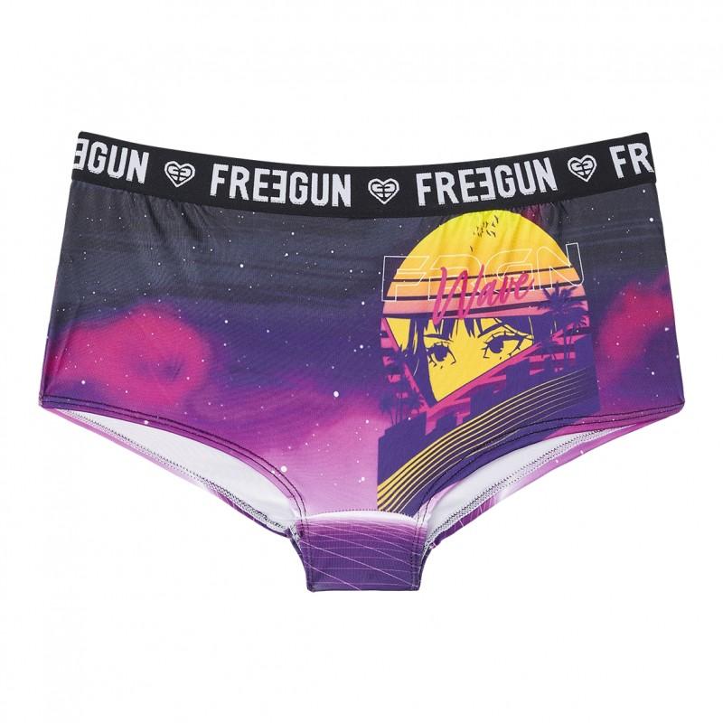 Freegun Lot De 3 Shorties Freegun Femme Manga Neon