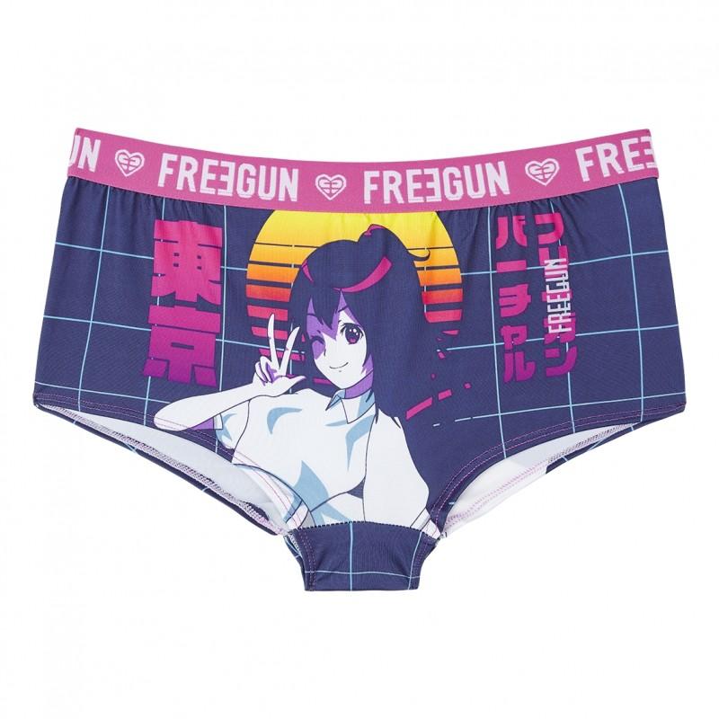 Freegun Lot De 3 Shorties Freegun Femme Manga Neon