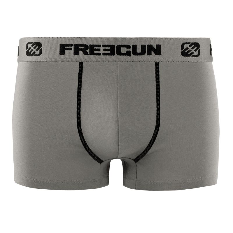 Freegun Lot De 4 Boxers Freegun Garçon Coton Gris