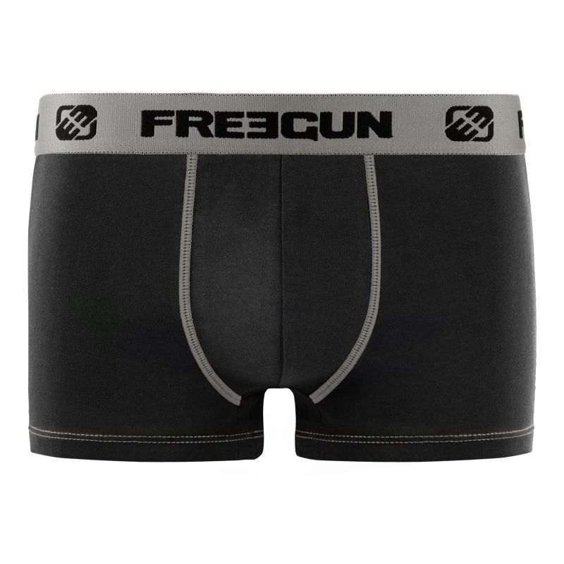 Freegun Lot De 4 Boxers Freegun Garçon Coton Gris