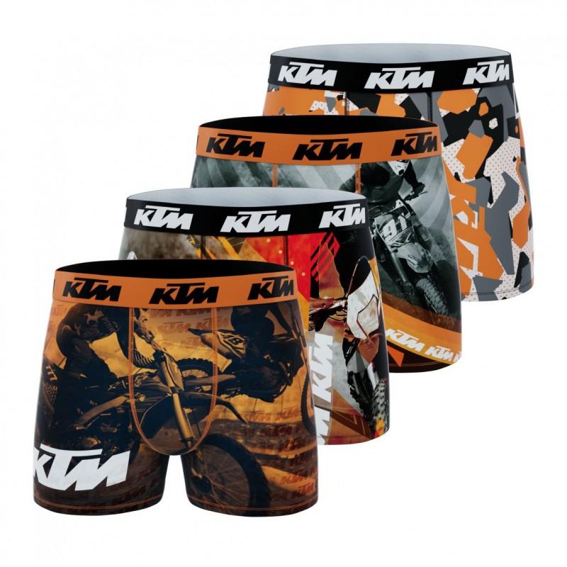 freegun Lot de 4 boxers homme Ktm Imprimé