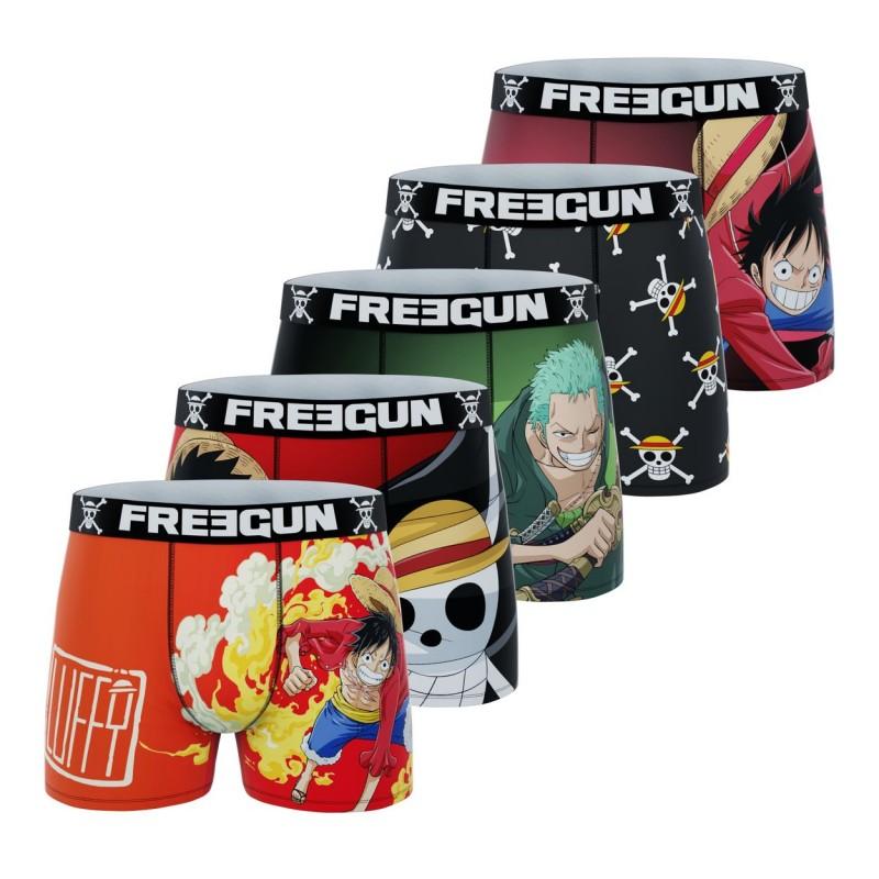 freegun Lot de 5 boxers homme One piece freegun Lot de 5 boxers homme One piece