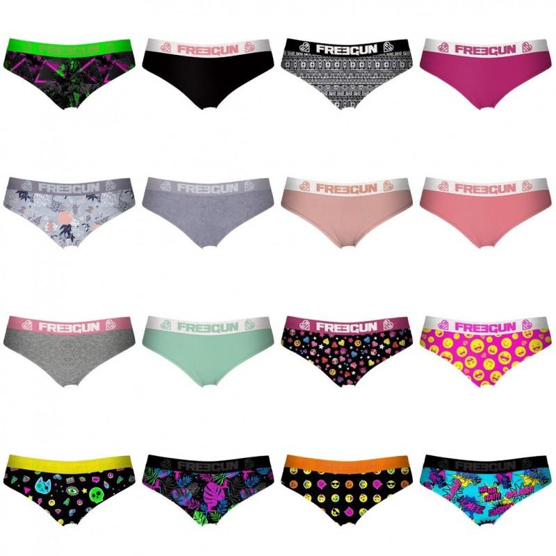Freegun Pack Surprise De 5 Culottes Freegun Femme