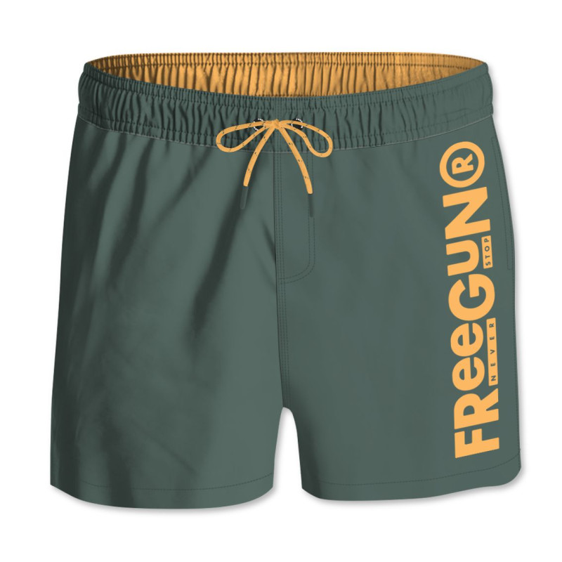 freegun Short de bain enfant Vert et Jaune freegun Short de bain enfant Vert et Jaune