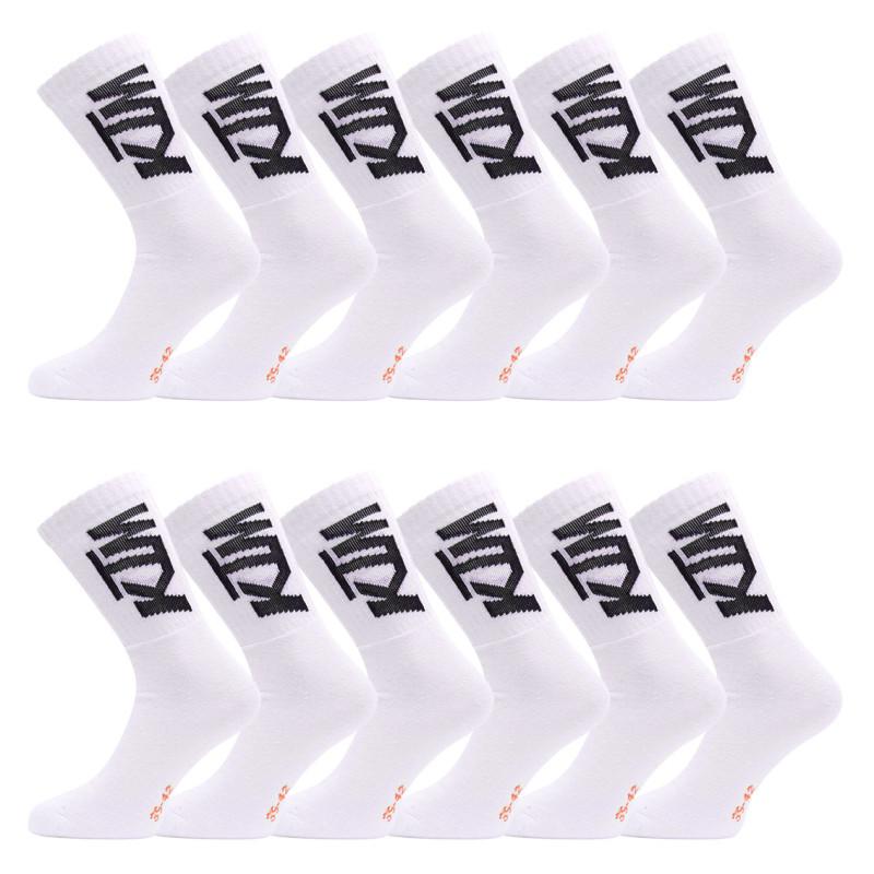 freegun Lot de 12 paires de chaussettes tennis blanches KTM homme freegun Lot de 12 paires de chaussettes tennis blanches KTM homme