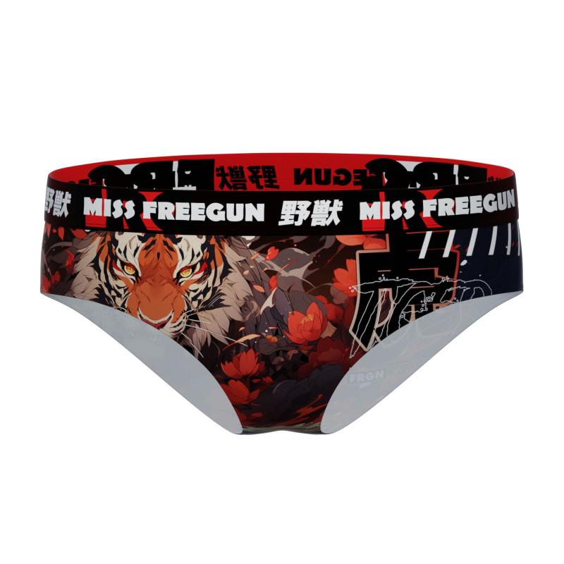 Freegun Lot De 2 Boxers Microfibre Femme Stretch Imprimé Animals