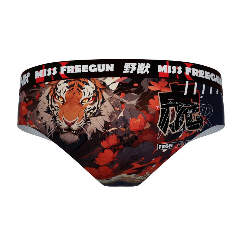 Freegun Lot De 2 Boxers Microfibre Femme Stretch Imprimé Animals