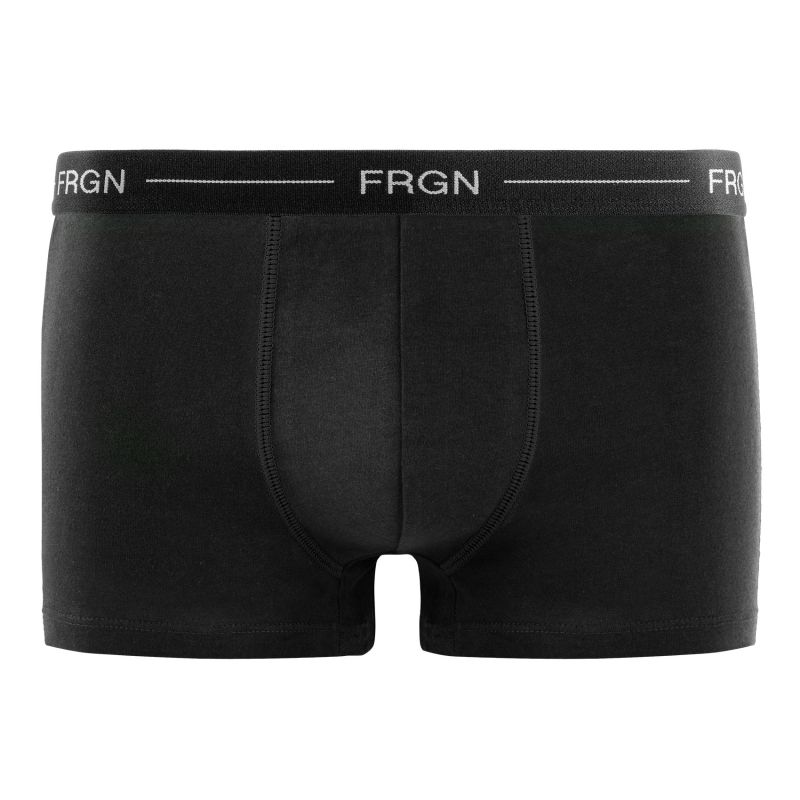 Freegun Lot De 3 Boxers Coton Ceinture Fine Noir Homme Uni