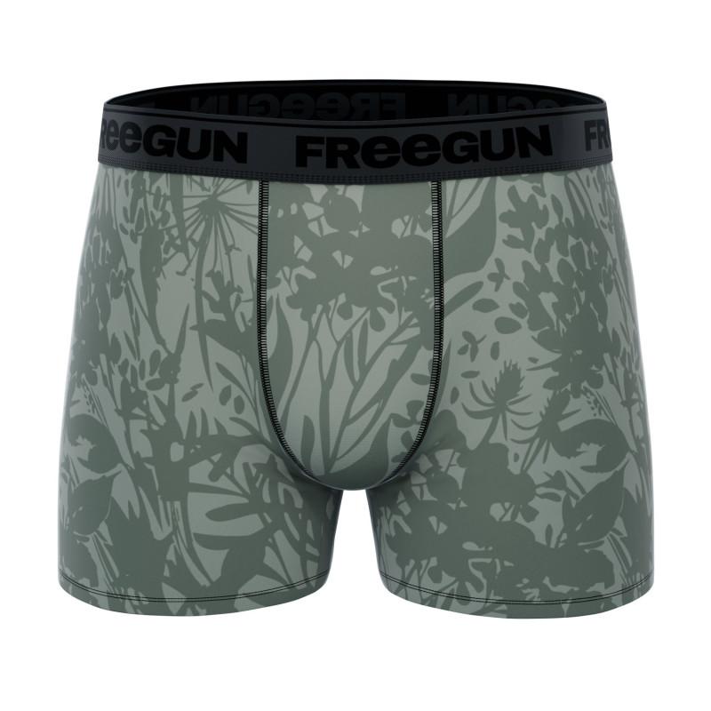 Freegun Lot De 3 Boxers Coton Imprimé Homme Stretch Signature Pablo